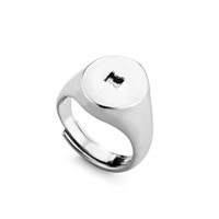 Anello Marcello Pane Letters in Argento ANYL 004_B - ANYL 004_B